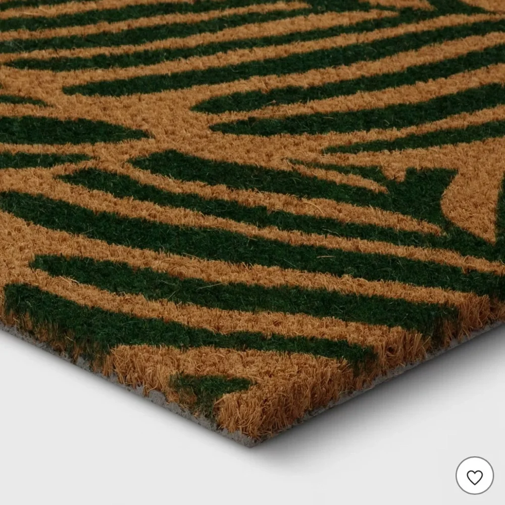 🌴 Tropical Palm Rectangular Outdoor Doormat | Threshold